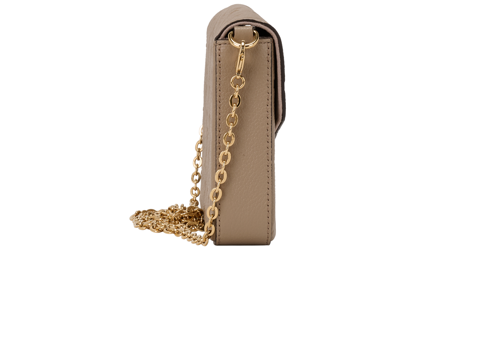 Felicie Pochette, &pound;930, Handbags, Taupe, Leather, Side view